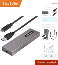 USB-C M.2 NVMe SATA SSD Enclosure Aluminum Tool-Free External High Speed