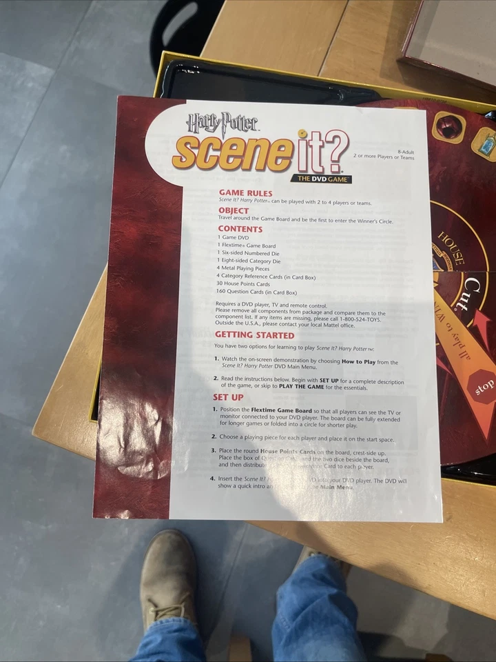 Harry Potter Scene it ? The DVD Game 2005 - 100% Complete - Image 4 of 4