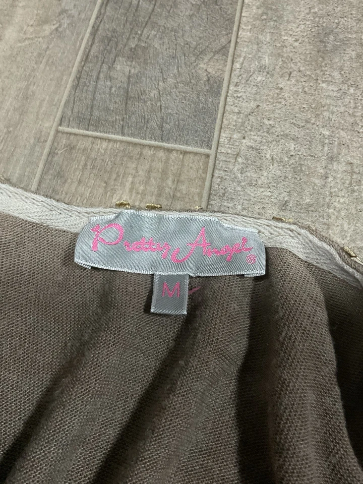 Bonito Cárdigan Ángel Talla Mediana Tonos Neutros Encaje Chica Boho Mágico Foto 4 de 4