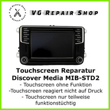 Touchscreen VW DISCOVER MEDIA Display Reparatur PQ SEAT SKODA T6 Alhambra RNS510
