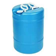 Closed Head Transport Drum, Polyethylene, 15 Gal, Unlined, Blue, Poly15thbl-Dh