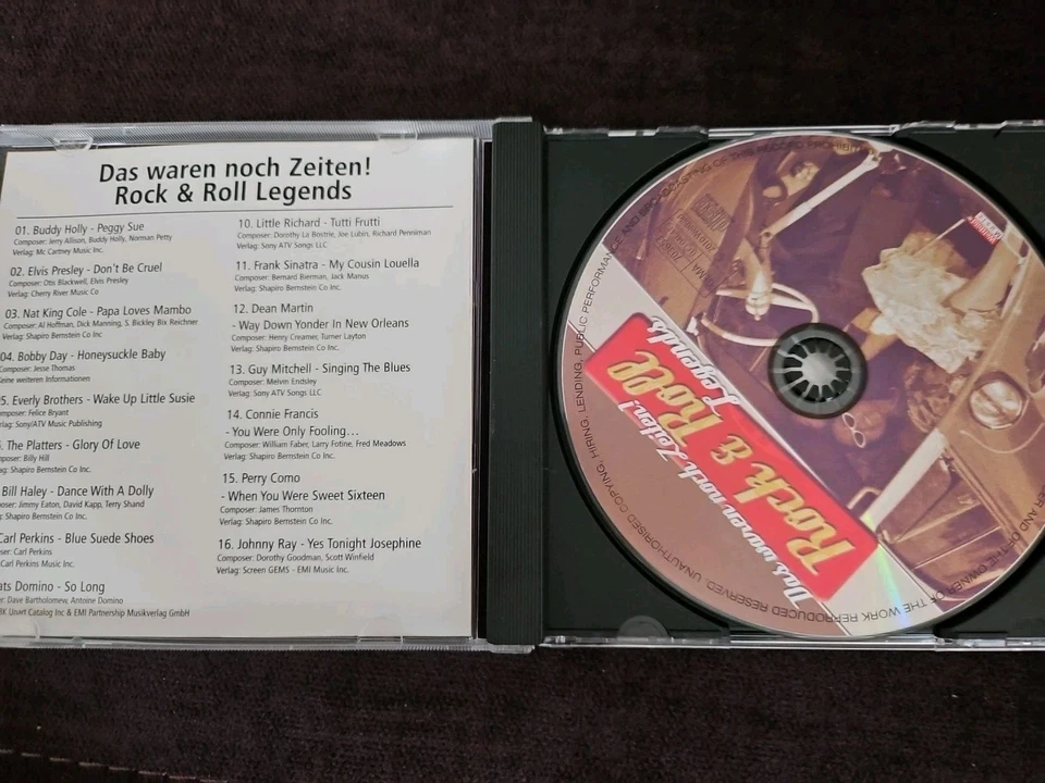 Musik Cd Das Waren Noch Zeiten ! Rock & Roll Legends / 2010 / Gebraucht - Bild 2 von 3