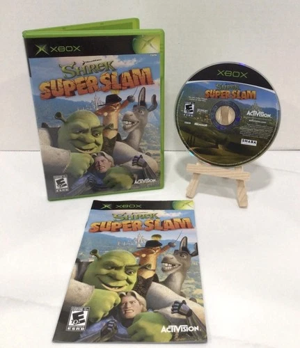 Shrek SuperSlam DreamWorks XBOX Complete W/ Manual VGC