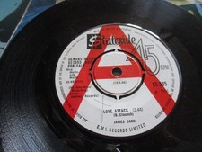 JAMES CARR RARE 1966 SOUL/FUNK STATESIDE 7" DEMO RECORD LOVE ATTACK SUPERB EX