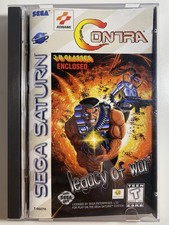 Contra: Legacy of War Sega Saturn Complete CIB W/3D Glasses - Tested !READ!