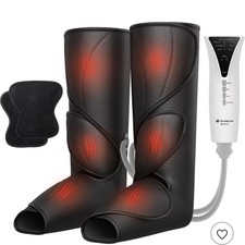 QUINEAR Leg Massager with Heat Air Compression, Foot Calf Massager