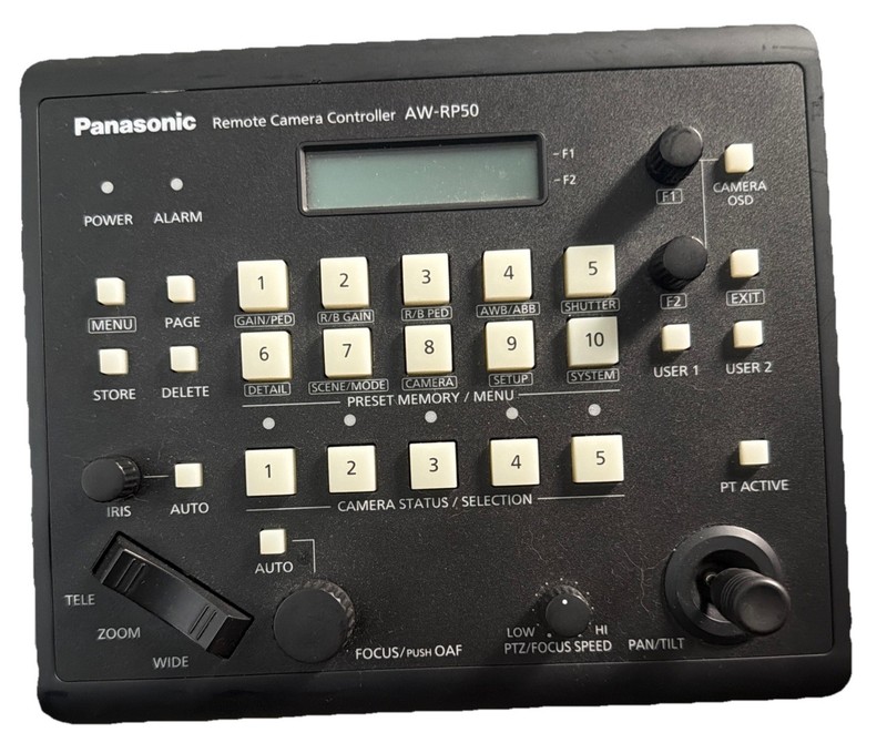 Panasonic AWRP50 Compact Remote PTZ Camera Controller - Working No Power Supply