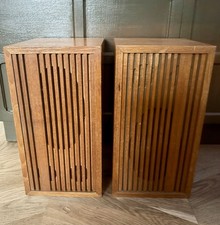 Vintage Retro Speakers Mid-Century Floor Standing ~ Not Working