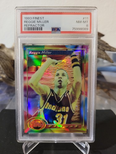Reggie Miller [Refractor] #11 1993 Finest card