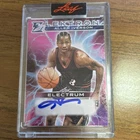 2025 Leaf Electrum Allen Iverson Autographed #4/4 Basketball Card
