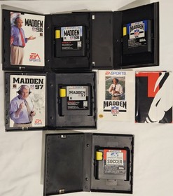 Sega Genesis Game Lot Bundle 13 Games Mortal Kombat 2 & 3, Madden, X-Men, Soccer