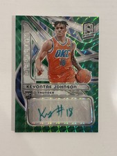 2023-24 Panini Spectra Keyontae Johnson Aspiring Autographs Auto Green /50