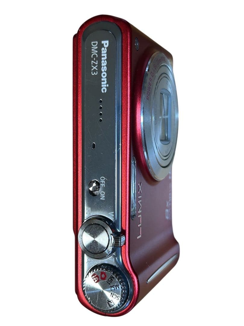 LUMIX DMC-ZX3 Red Digital Camera 8x Zoom Tested Panasonic Model | eBay