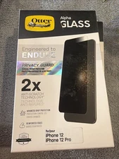 Otterbox Alpha Privacy Guard Glass Screen Protector iPhone 12 &12 Pro Otter