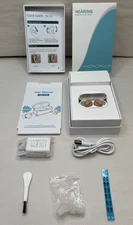 TooPower True Hearing Aid TM-216  OTC Digital Skin Tone With White Charging Case