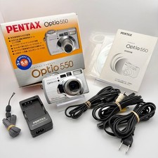 Complete Pentax Optio 550 With Box, Works Ok, Sd Storage Possible, Compact Digit