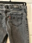 Levis Size 14 Reg Girls Skinny Fit Adjustable Waist Black Wash Denim — photo 3