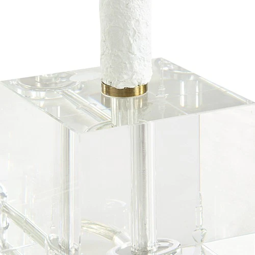 Uttermost Helena 36" High Modern Sculpture White Ceramic Table Lamp - Picture 5 of 7