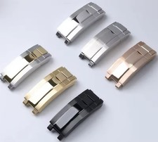 CHIUSURA in Acciaio 9-9 Mod. “Glide Lock” - Per Cinturini ROLEX Oyster / Rubber