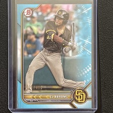 2022 Bowman - Prospects C.J. Abrams #BP-9 Sky Blue Border /499 (RC)