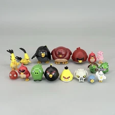 Rovio Angry Birds 2016 Heavy PVC & 3 Soft Bath Toy Figures Lot of 14 Total