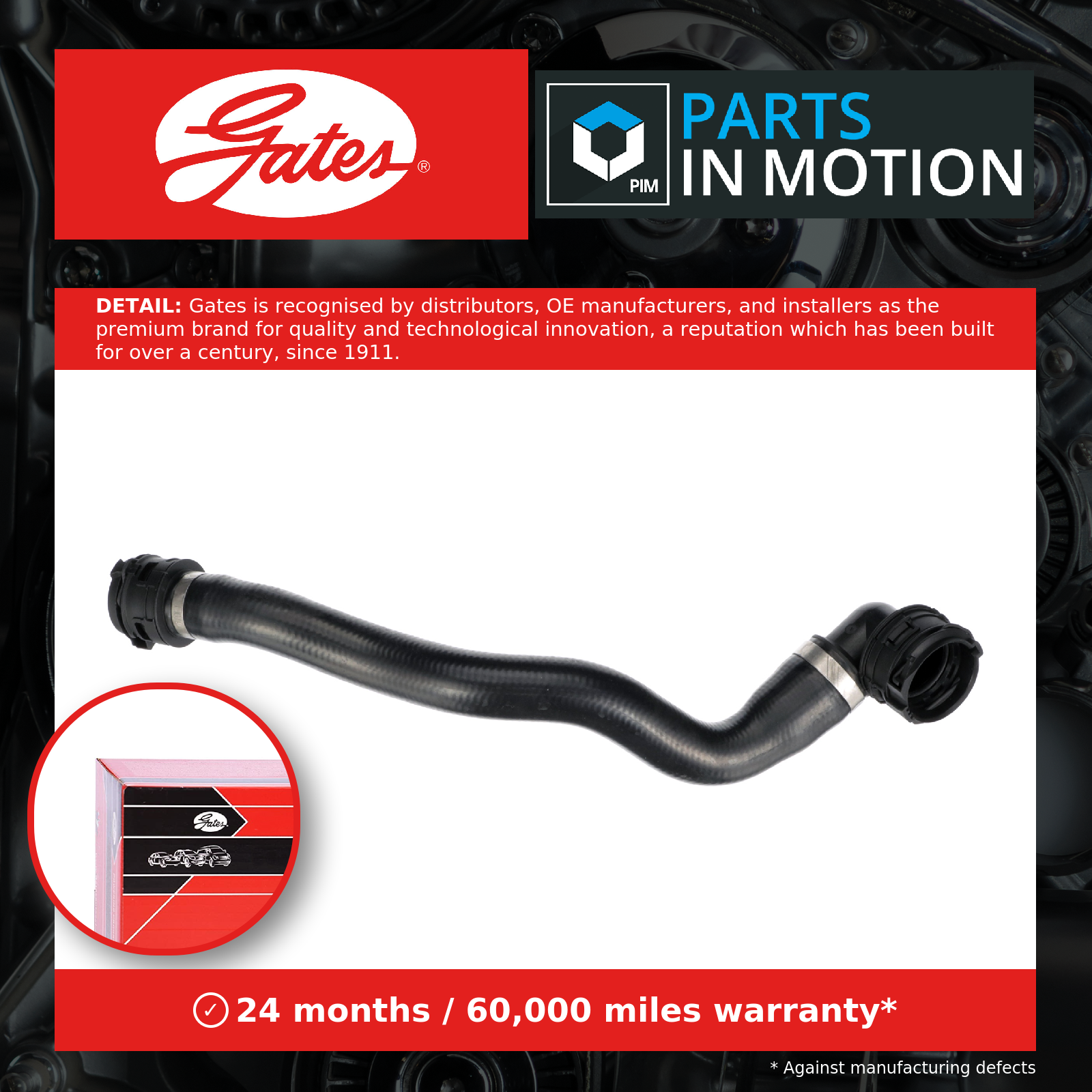 Cooling system hose EPDM (ethylene propylene diene Monomer (M-class) rubber) - Image 10