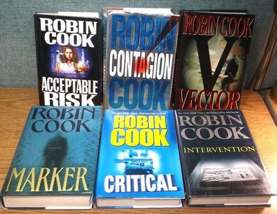 LOT Robin Cook  ALL 1stEd  Acceptable Risk Vector Marker Critical Intervention