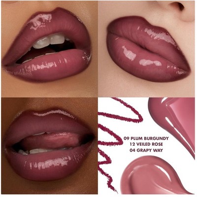 Glazed Plum Lip Trio Set | Plumping & Hydrating K-Beauty Kit