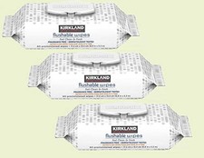 Flushable Wipe- Kirkland Signature Moist 60 Count Pack of 3 