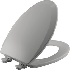 1500EC 162 1500EC162 Toilet Seat, 1 Pack Elongated, Silverado