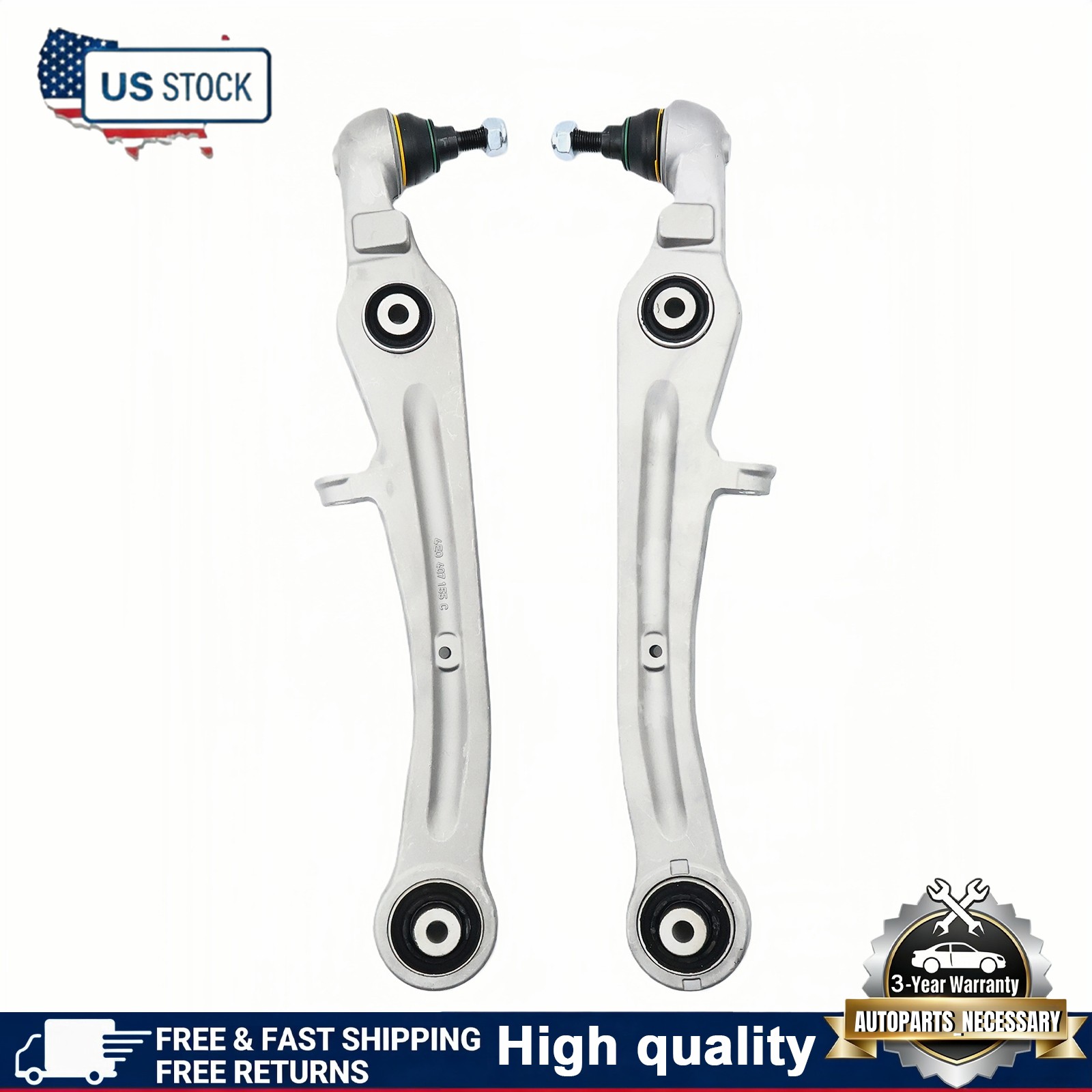 Bentley Flying Spur 2014-2019 Front Upper Control arms 10 pcs P/N 3W0407510