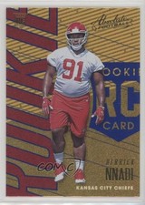 2018 Panini Absolute Rookie Spectrum Blue Derrick Nnadi #109 0b3