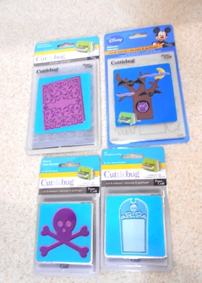 Cuttlebug Disney Embossing Folder New Halloween Provo Craft Lot of 4 - Image 1 of 4