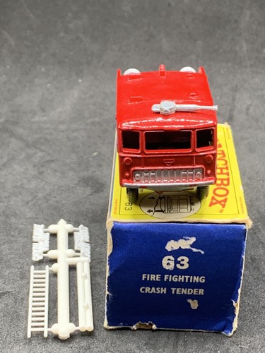 Matchbox MB63-B1: Foamite Crash Tender with original Type E Box - Picture 3 of 7