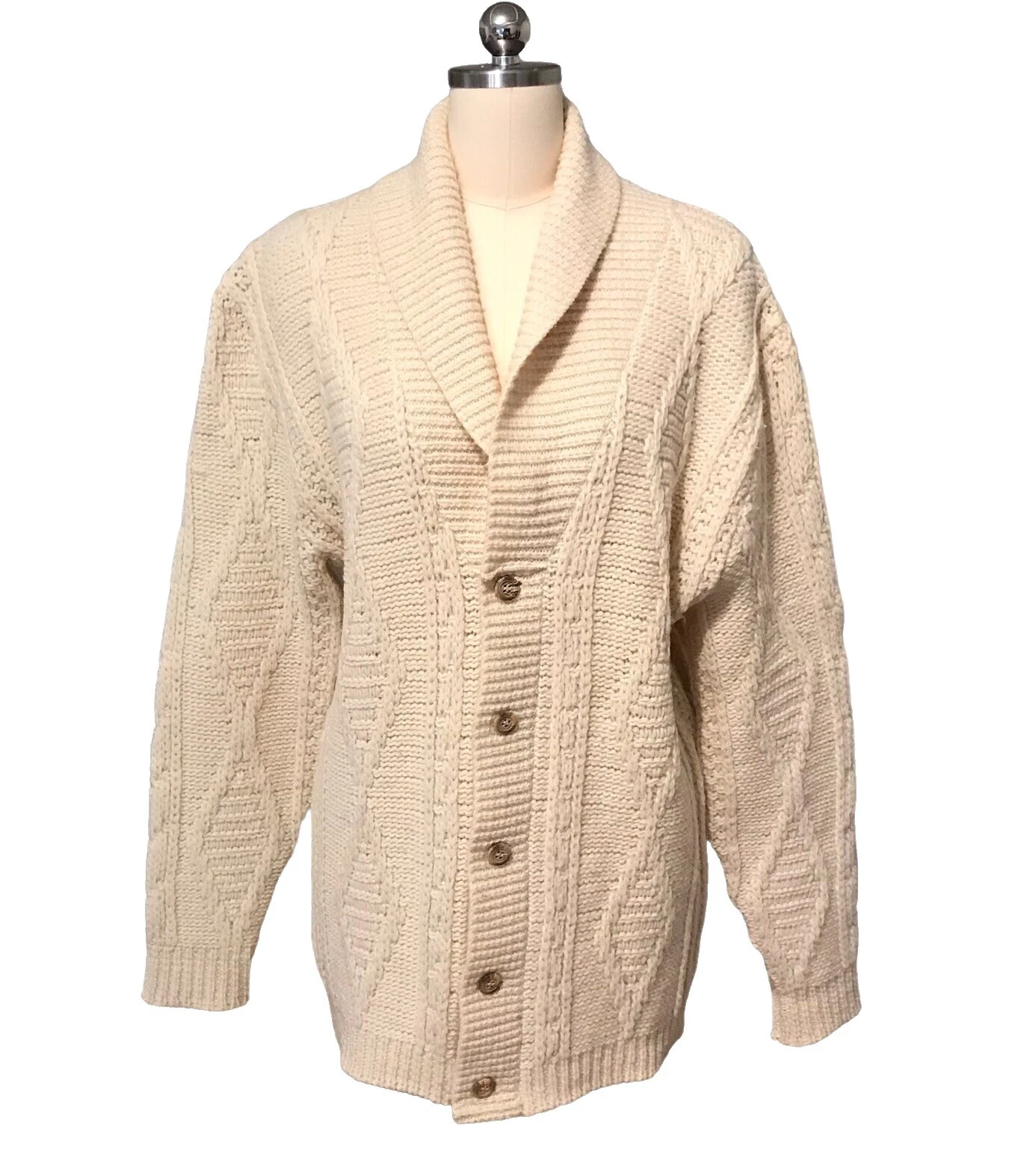 Suéteres femininos de marfim Pendleton