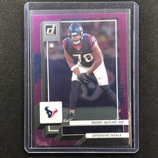 2022 Donruss Laremy Tunsil Season Stat Line Purple 46/262