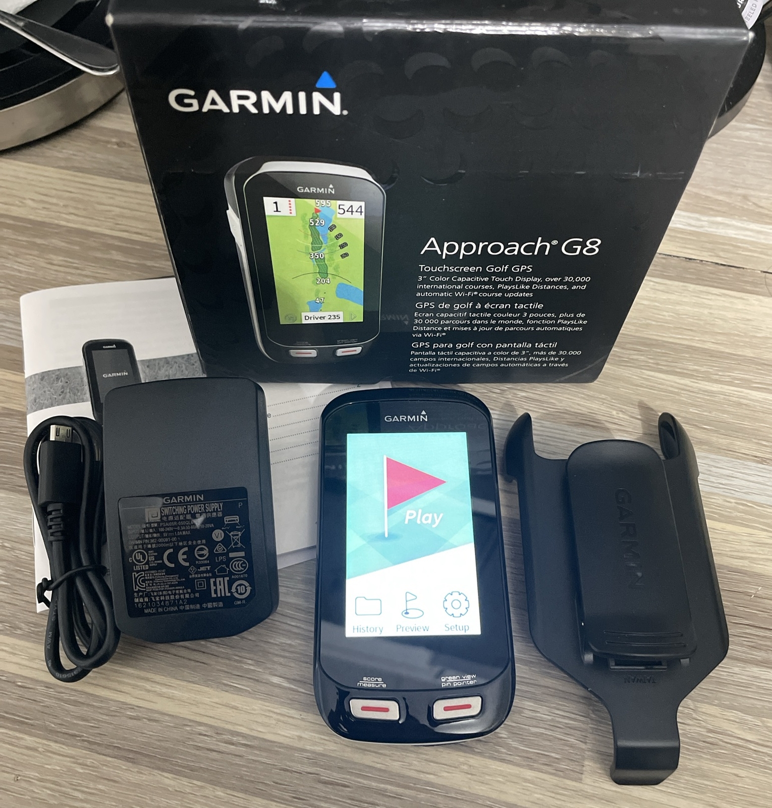 Garmin Approach G8 Touchscreen 3” Golf GPS New Open Box 799430207591