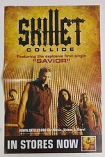 Skillet Collide Savior 2004 Metal Band 17 x 11 Promo Poster