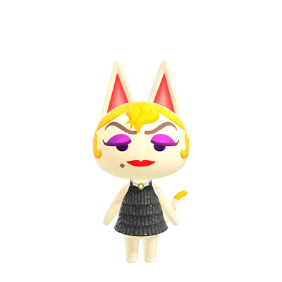 #058 Mini Amiibo Karte für Animal Crossing Monique Nintendo Switch