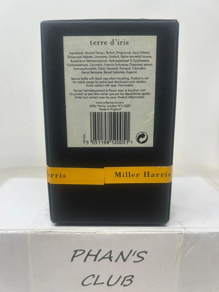 Miller Harris Terre D'Iris para mujer 3,4 OZ eau de parfum (embalaje de colección) Foto 2 de 2