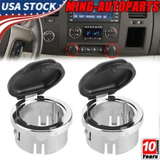 20983936 2PCS Cigarette Lighter Power Outlet Socket Cap Plug Cover Set 25793816