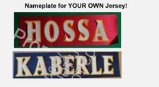 Atlanta Thrashers UNSEWN Nameplate Namebar for your Jersey - Any Season Name