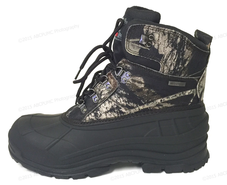 New Men's Winter Snow Boots Camouflage Waterproof Insulated Hunting Thermolite - Image 3 of 4