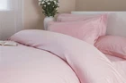 400 Thread Count Single Ply Egyptian Cotton Bed Linen In Blush Pink All Sizes
