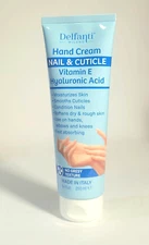 DELFANTI HAND CREAM NAIL & CUTICLE VITAMIN E HYALURONIC ACID  (Pack 1)