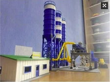 3D Printed N Scale Concrete Plant. Custom Made.