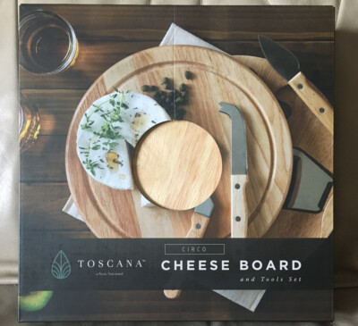 NEW Picnic Time Circo Toscana Cheeseboard and Tool Set