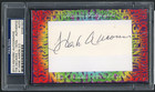 2013 Historic The Decades - 1970s Framed Cut /3 HANK AARON Auto HOF PSA/DNA