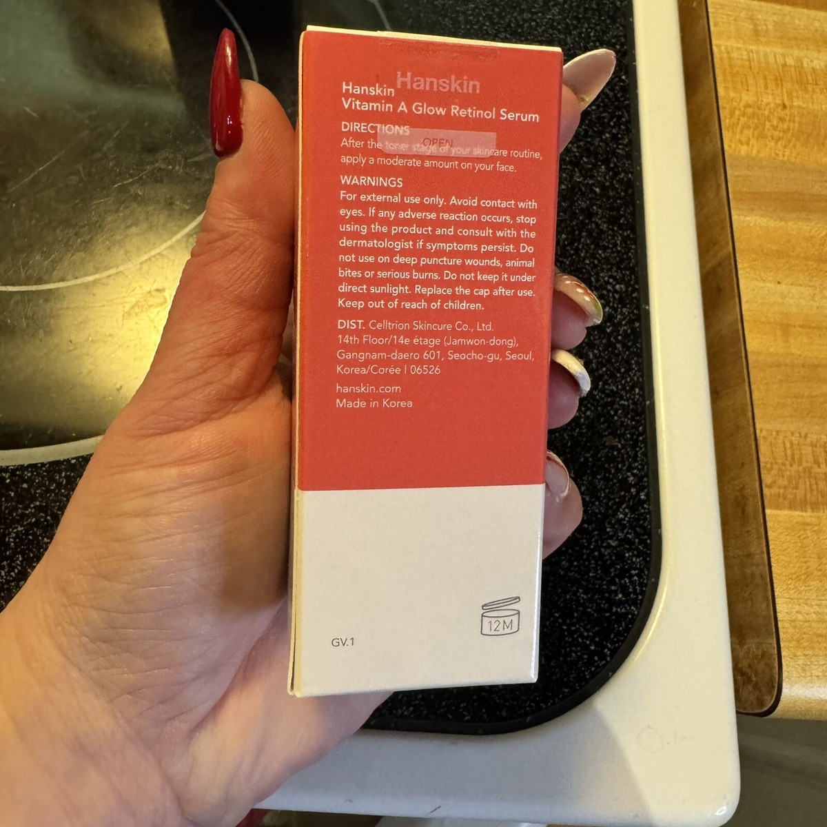 HANSKIN Vitamin A Glow Retinol Serum – Pflegeserum Mit Retinol Für Strahlende Haut