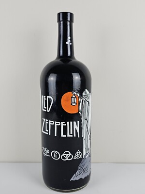 ☆新品未開封☆LED ZEPPELIN☆黒船☆ LED ZEPPELIN - Unique Led Zeppelin Glass Bottle 13x4 Modern Glass